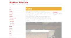 Desktop Screenshot of bookhamrifleclub.org.uk